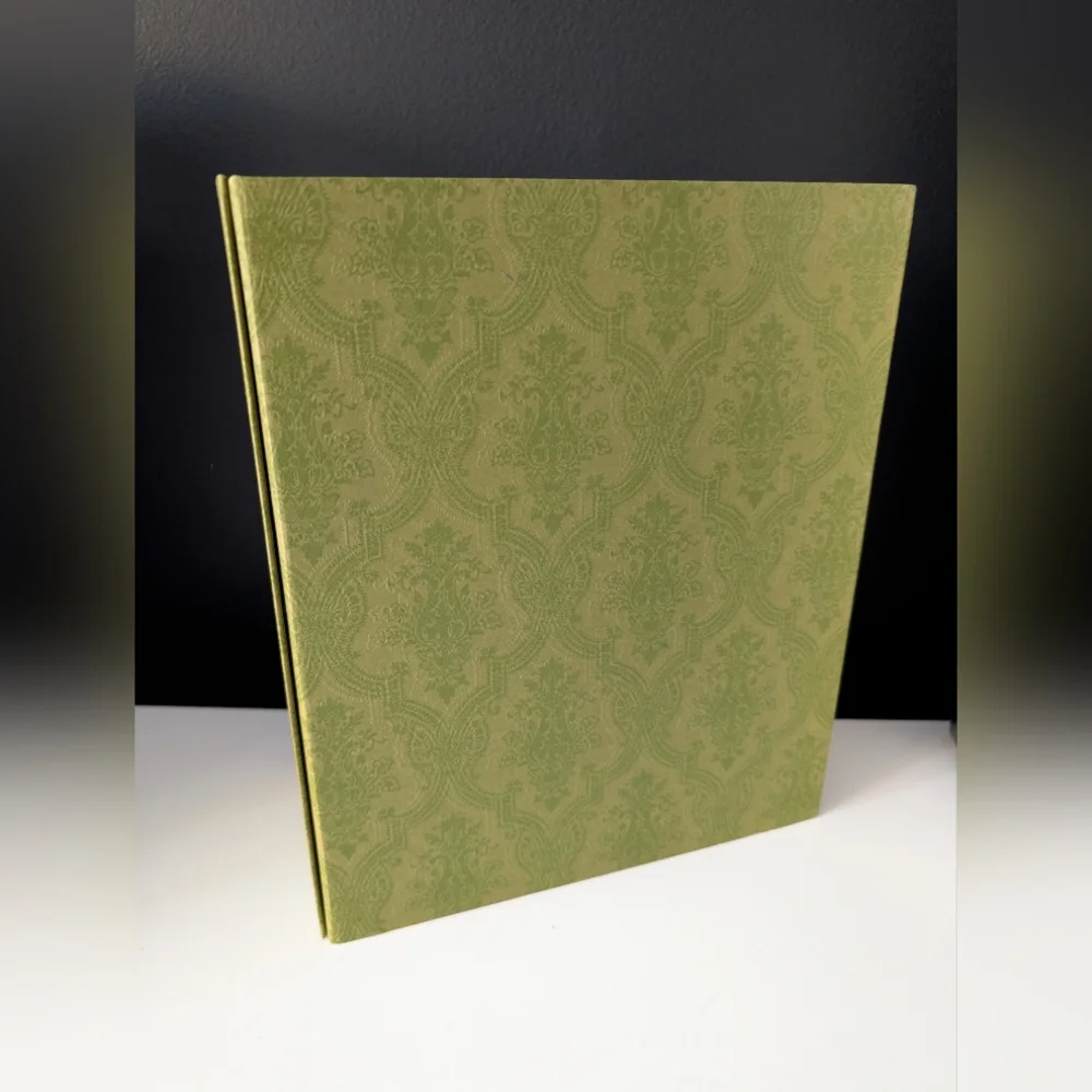 Gucci Green Paisley Gift Box, Ribbon, and Tissue Paper
